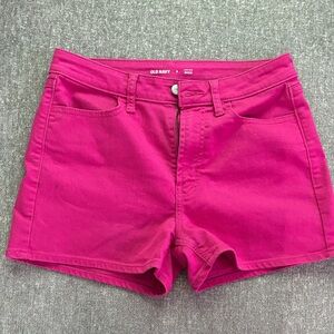 Old Navy Women's Bright Pink Jean Shorts